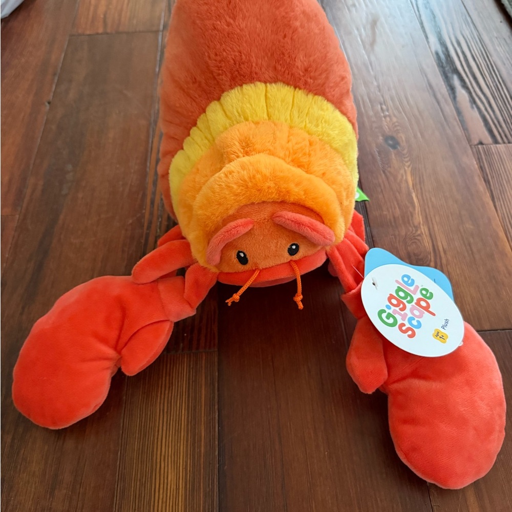Vibrant Orange Lobster Plush